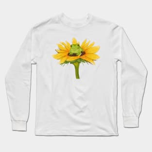 Sunflower Frog Long Sleeve T-Shirt